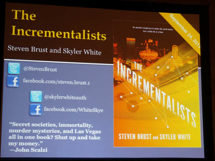 "The Incrementalists" by Steven Brust and Skyler White (Out now)