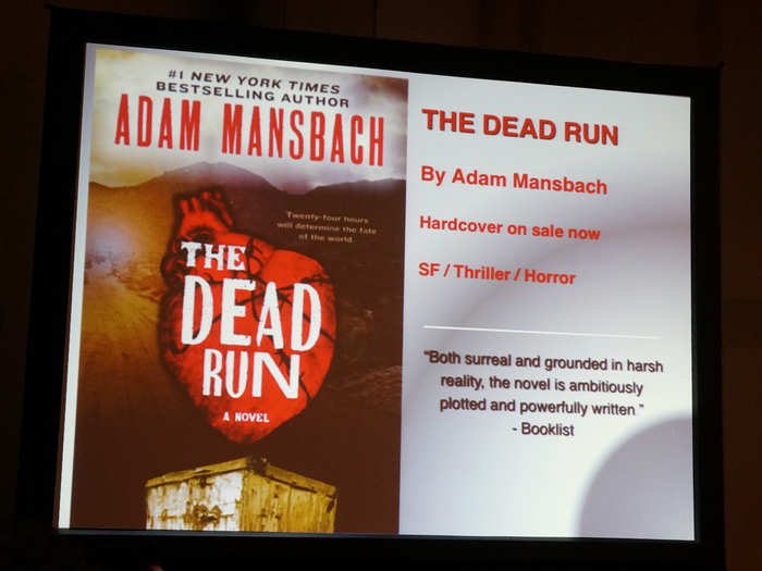 "The Dead Run" By Adam Mansbach (Out now)