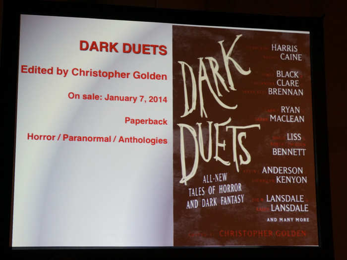 "Dark Duets: All-New Tales of Horror and Dark Fantasy" Edited by Christopher Golden (January 7, 2014)