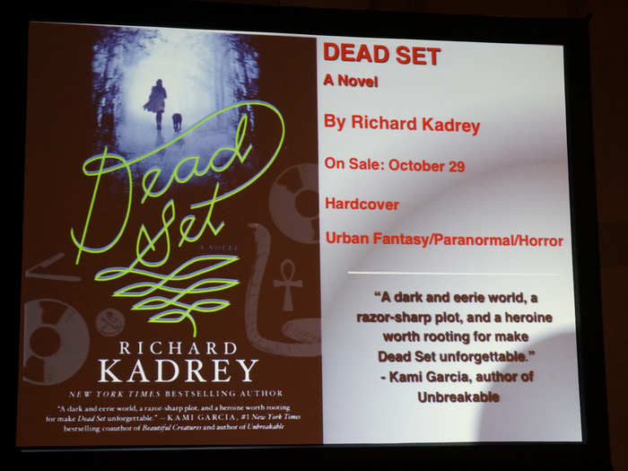 "Dead Set: A Novel" by Richard Kadrey (October 29, 2013)