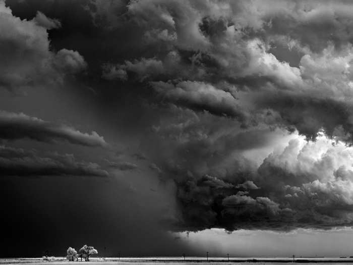 During spring in Tornado Alley, moisture from the Gulf of Mexico, cold air from the Rockies, and the eastern jet stream collide, resulting in violent storms.