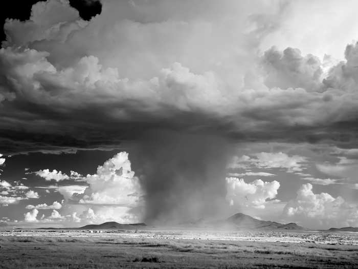 "My goal was to capture the image of a storm that emulated an atomic explosion," Dobrowner says of this picture.