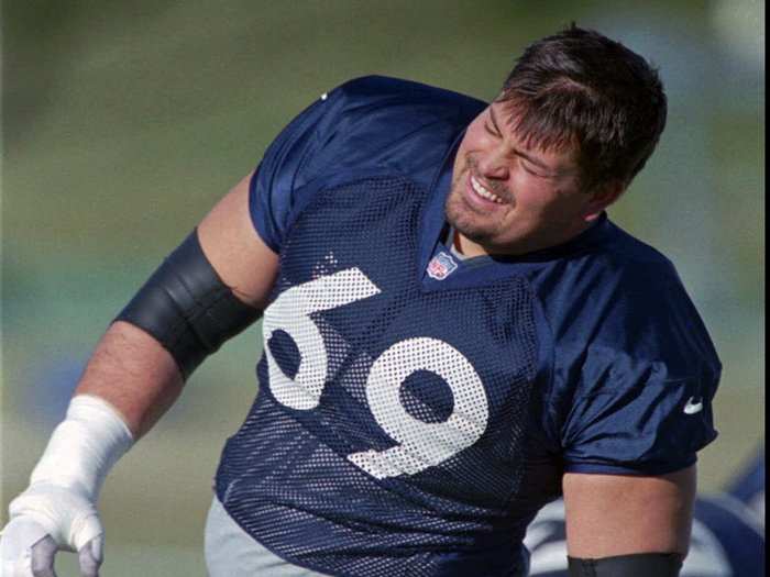 Mark Schlereth was a 290-pound offensive lineman for Washington and Denver and last played in 2000.