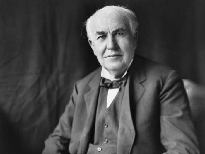 Thomas Edison secretly conducted experiments in his office at Western Union.