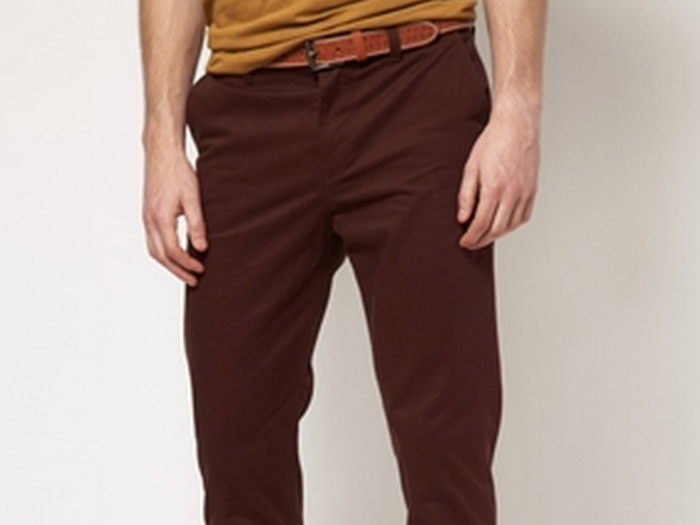 Slim-fitting chinos