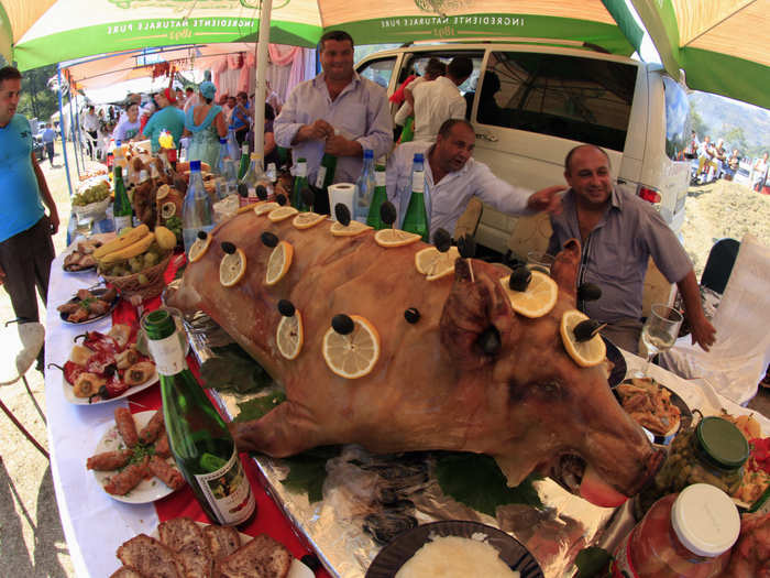 Every year, thousands of Roma gather in Costesti, Romania for the birthday of St. Mary.