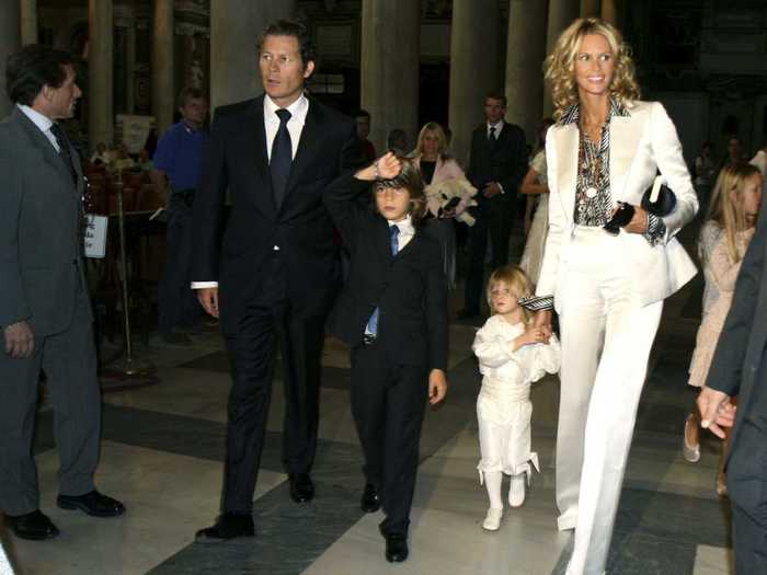 Elle Macpherson has two children from a previous relationship with billionaire Arpad Busson.