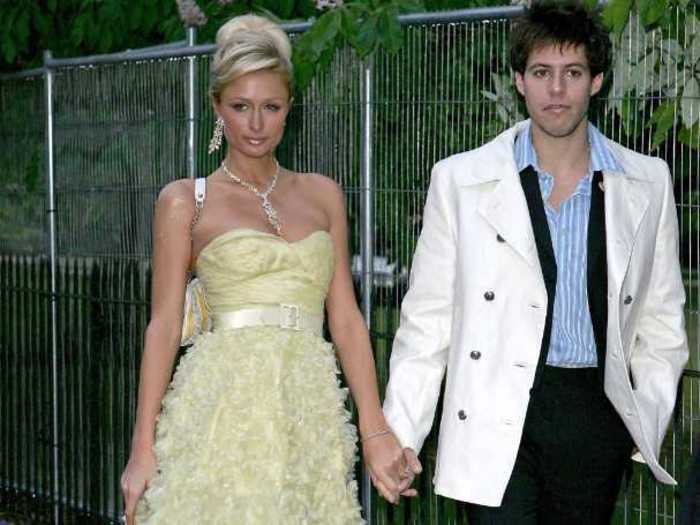 Paris Hilton was engaged to Greek shipping heir Paris Latsis.