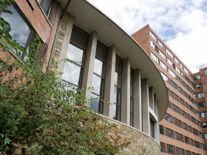 The apartment-style dorms in Loyola University of Maryland