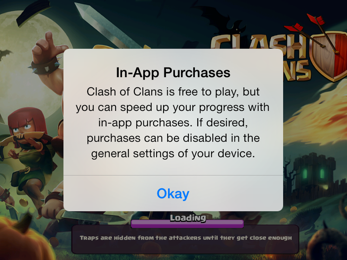 Last Thursday, Clash of Clans brought in about $654,000, according to AppData.