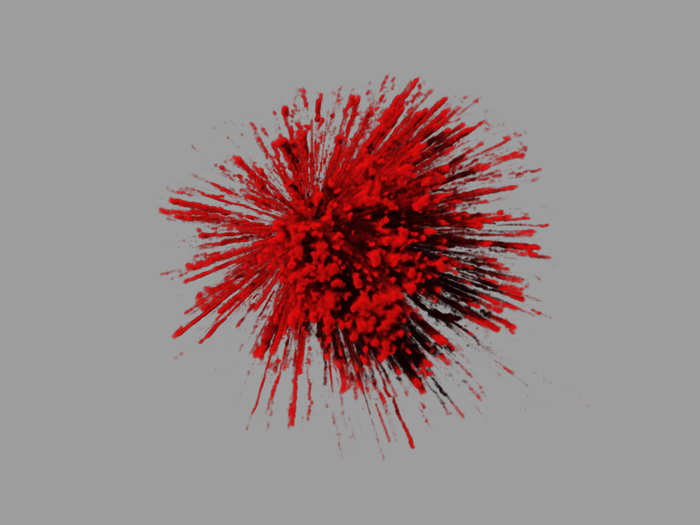 Dr. James Burchfield, of The Garvan Institute in Australia, took this image of a fat cell that shows the explosive dynamics of how the cell transports sugar.