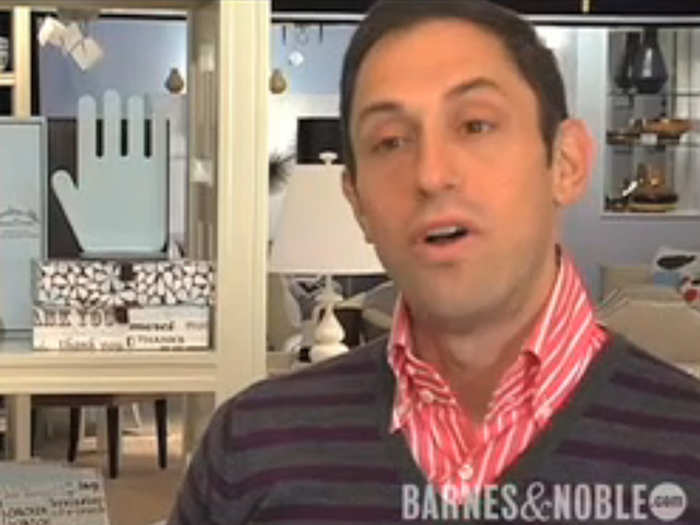 Designer Jonathan Adler eats a light breakfast with 