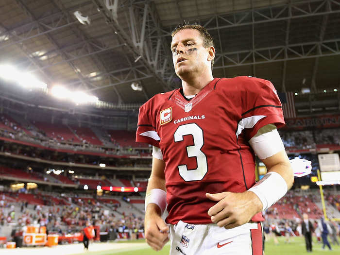 27. Carson Palmer, Arizona Cardinals (previously 28th)