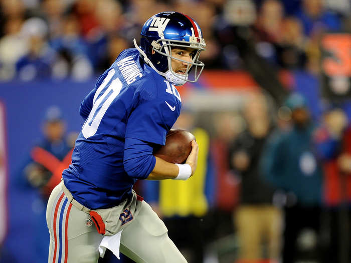 22. Eli Manning, New York Giants (previously 25th)