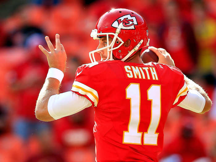 15. Alex Smith, Kansas City Chiefs (previously 17th)