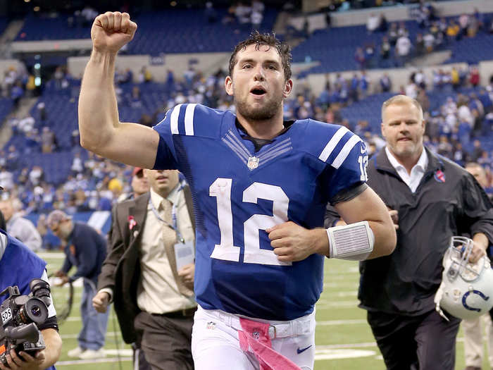 10. Andrew Luck, Indianapolis Colts (previously 9th)