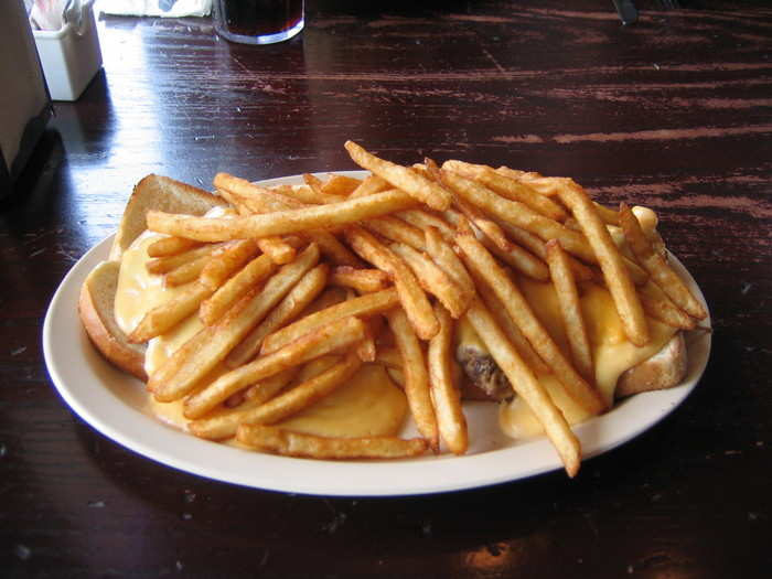 ILLINOIS: Illinois is known for an open-faced sandwich called the Horseshoe, made with thick-sliced toasted bread, your choice of meat, and topped with french fries and a secret cheese sauce.