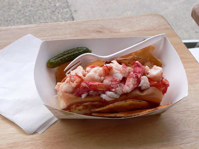 MAINE: What else would you order in Maine but a classic lobster roll? Served on a lightly grilled bun and filled with steamed and buttered lobster, these sandwiches taste like summer.