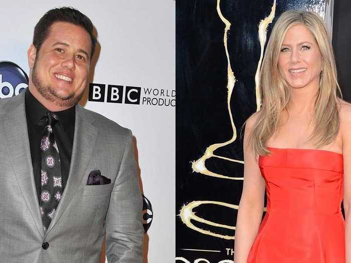 Jennifer Aniston and Chaz Bono have known each other since performing arts school.