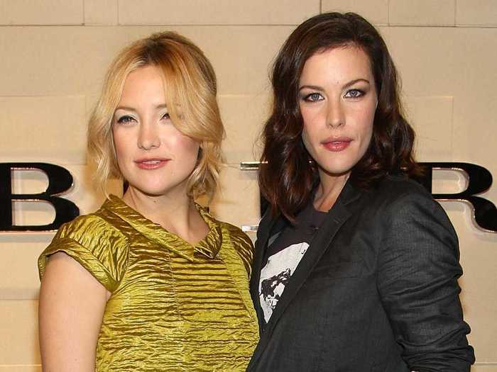 Famous offspring Kate Hudson and Liv Tyler attended high school together in Los Angeles.