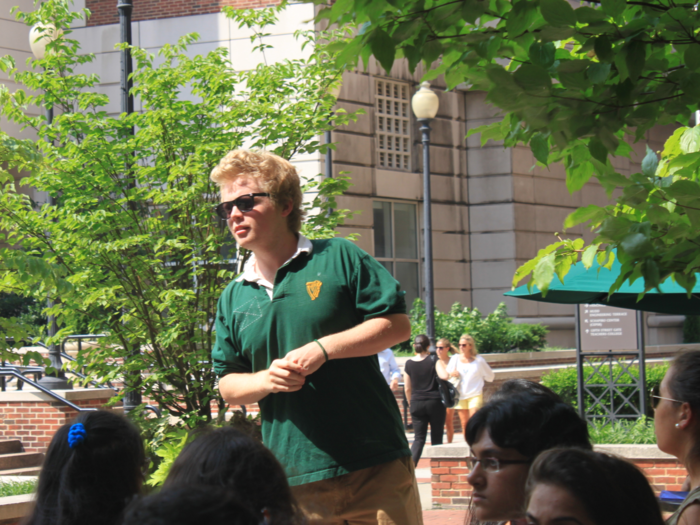 We passed by another tour group, which coincidentally was led by a friend of mine from high school. Hi Finn!