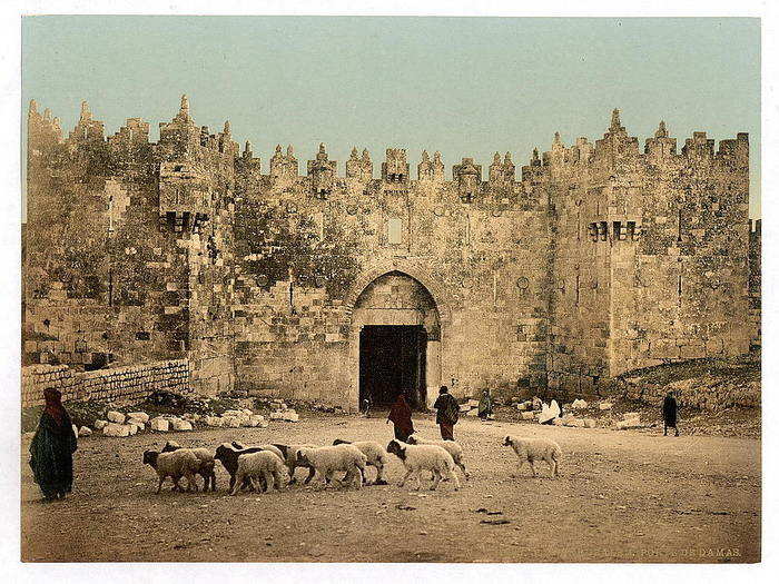 The Damascus Gate, built in its current form in 1537, is the main entrance to the Old City.