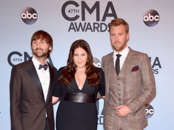 BEST: Dave Haywood, Hillary Scott and Charles Kelley of Lady Antebellum.