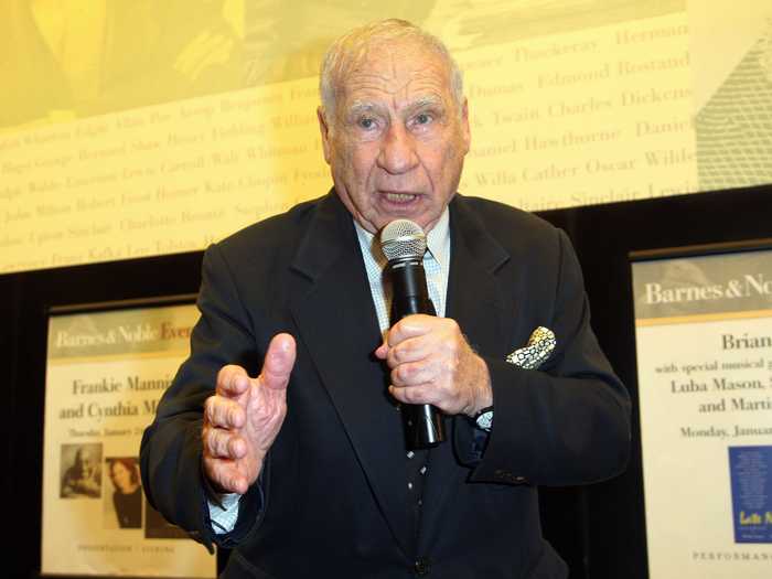 Mel Brooks defused land mines while serving in World War II.