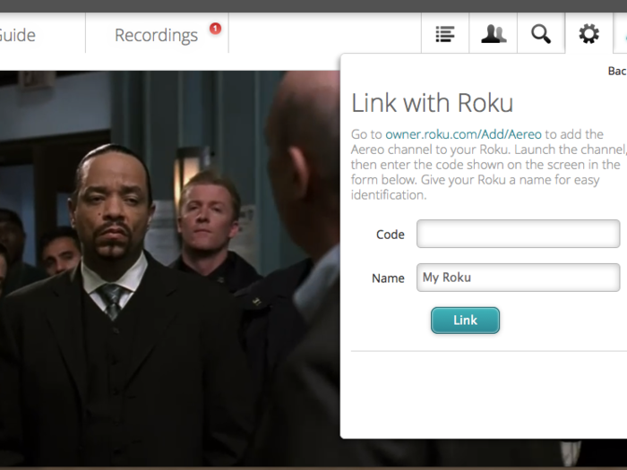 If you have a Roku box, you can add Aereo to it and then watch on your regular TV that way.