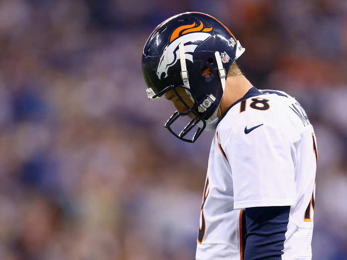 1. Peyton Manning, Denver Broncos (previously 1st)