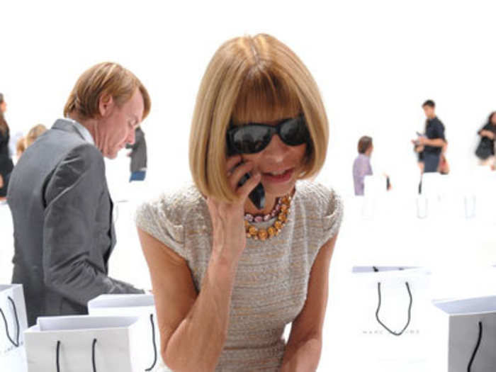 Before her 6:45 a.m. daily blow-out, Anna Wintour has already played a game of tennis.