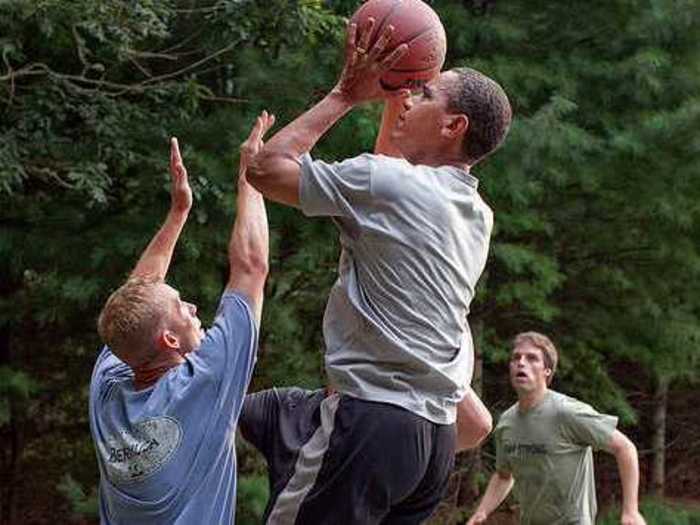 President Barack Obama sweats it out 45 minutes a day, six days a week.