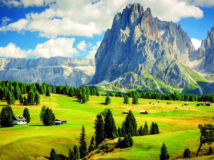 The Dolomites in Italy are among the world