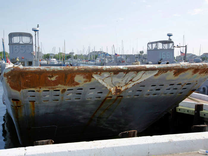 The ships at Landing Craft Unit 2 are more than 40 years old and require immense maintenance.