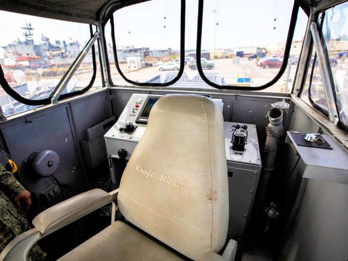 Like LCAC pilots, the captains of these 135-foot vessels are always enlisted, usually a senior non-commissioned officer like an E-7.