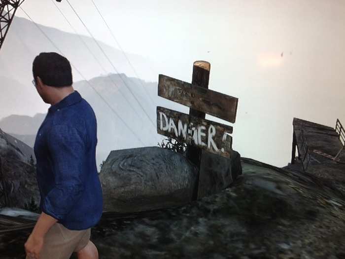 Danger? Nah. I took a dive off this cliff.