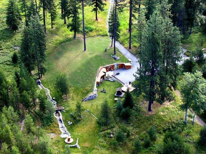 Just like in "The Hobbit," everything really is underground. Take a look from this view from above. There are plenty of trails and paths to hike in the foothills of the Cabinet Mountains.