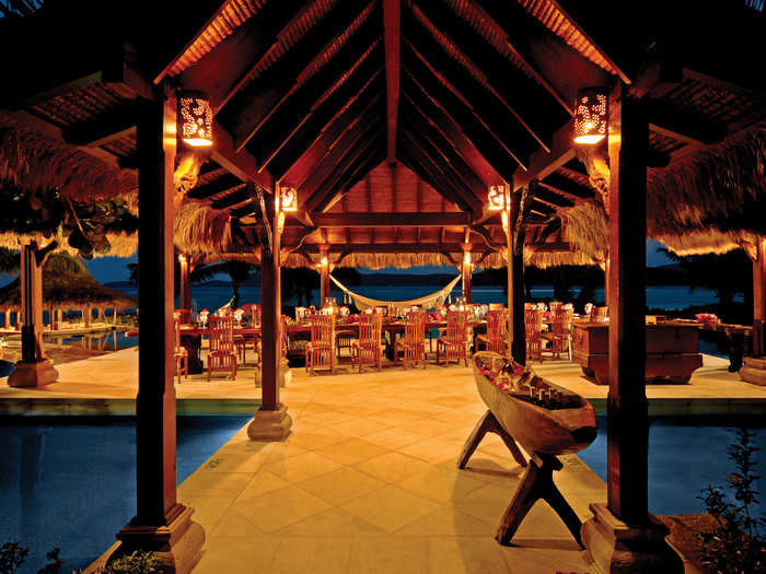 Necker Island can accommodate a total of 30 adults and six children. It can be rented for $60,000 a night.