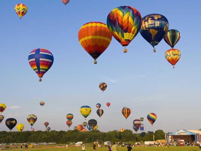 Go see a breathtaking display of hot air balloons at Solberg Airport at the largest balloon festival in North America.