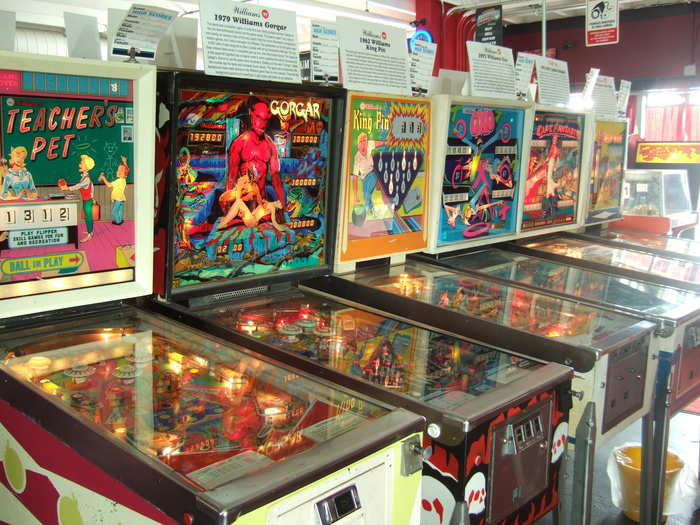 Exercise your thumbs at the Silverball Pinball Museum and Arcade in Asbury Park. They have over 200 machines to play.