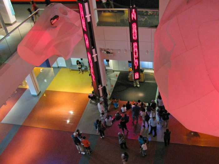 Take in a movie at the Liberty Science Center in Jersey City, which houses the nation