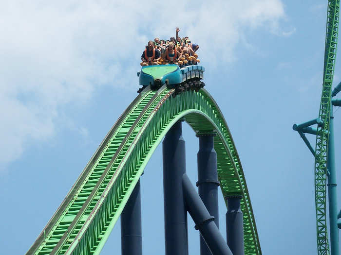 Get your adrenaline pumping by riding Kingda Ka, the tallest roller coaster in the world, at Six Flags in Jackson.