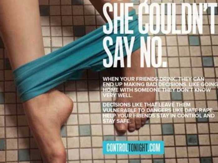 Now for another kind of inappropriate ad.