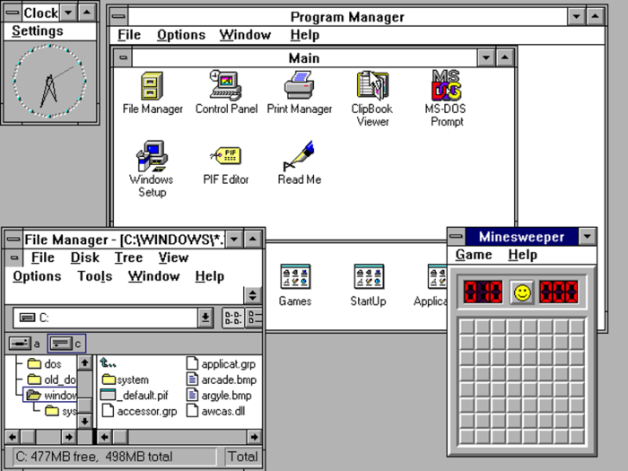 Windows 3.1 came out in March of 1992. It made the platform far more stable and increased support for better typography and multimedia. It was also the first version to be sold on a CD-ROM.