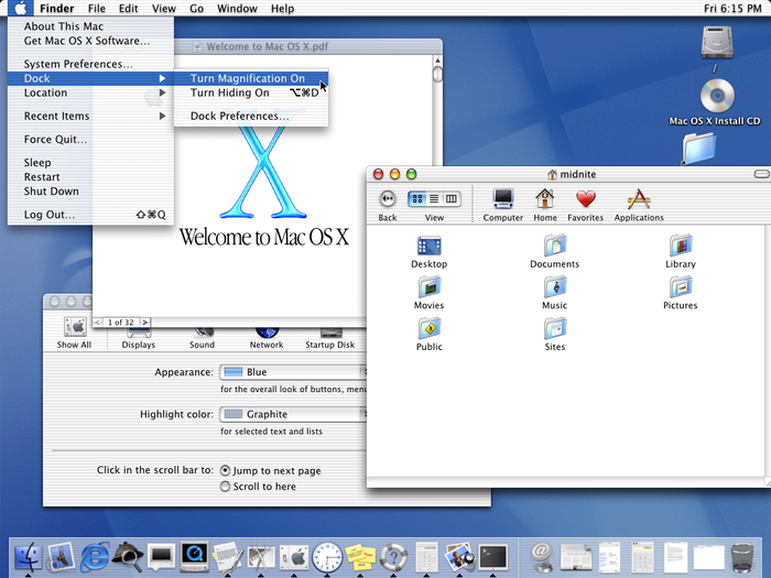 In March 2001, Apple released Mac OS X 10.0, "Cheetah." It was beautiful, a complete overhaul of that Mac operating system that threw out all code from previous versions.