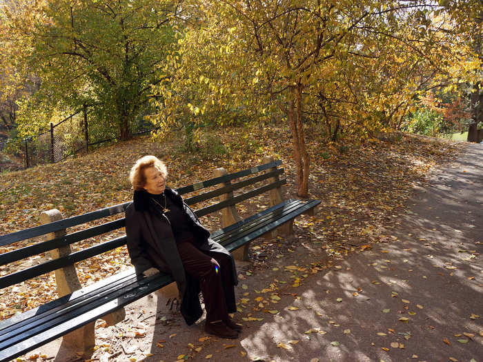 Friendly, interesting people are everywhere. This is Marie-Hélène, a French woman who emigrated to the city from Switzerland in 1939. She