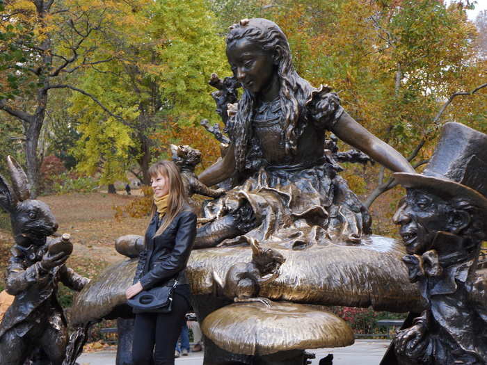 The surreal Alice in Wonderland statue is definitely worth a trip.