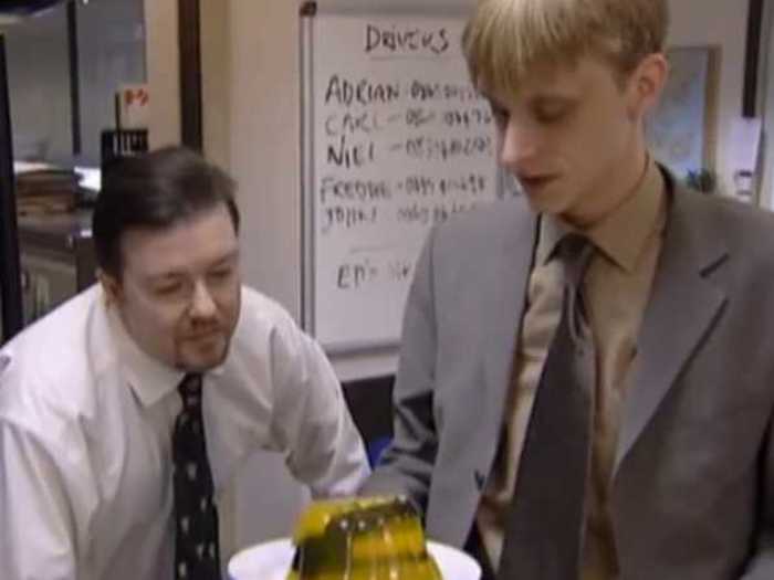 ... but Ricky Gervais played the boss In the original British version of the series,