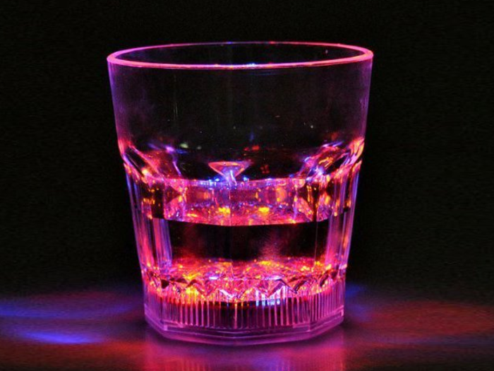 LED whiskey glass