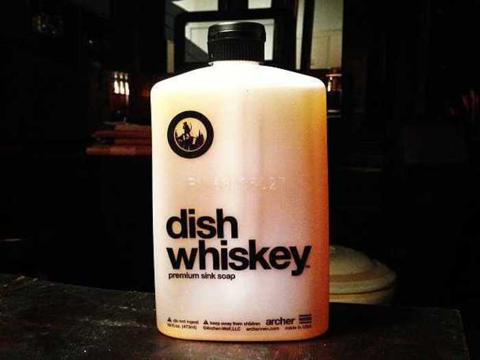 Whiskey soap